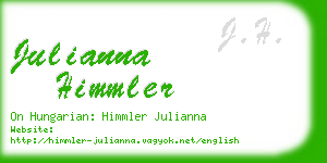 julianna himmler business card